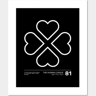 The Human League Open Your Heart Posters and Art